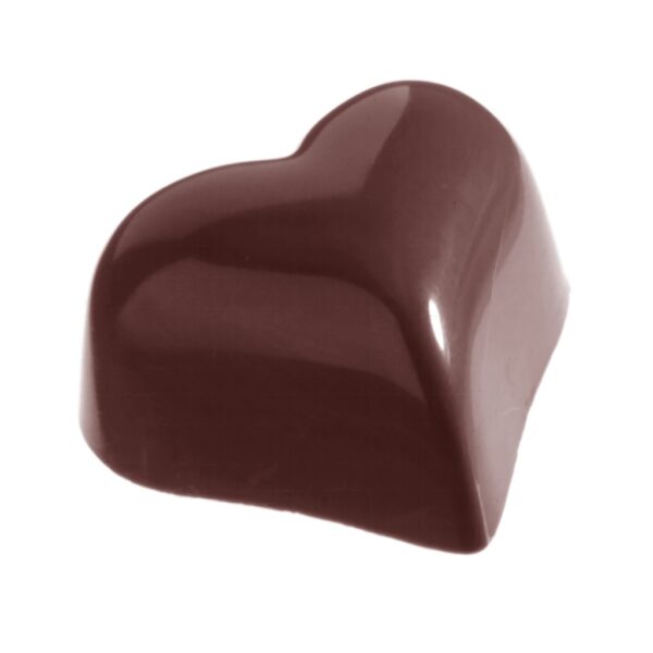 Chocolate mould small puffy heart 14 gr-a