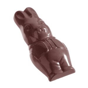 Chocolate mold smiling hare - Image 1