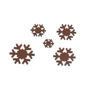 Chocolate mold snowstars Callebaut cw 5 fig - Image 1