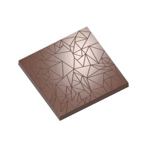 Chocolate mold square tablet with cracks - Image 1