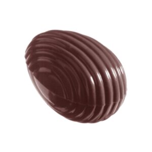 Chocolate mold striped egg 32 mm - Image 1