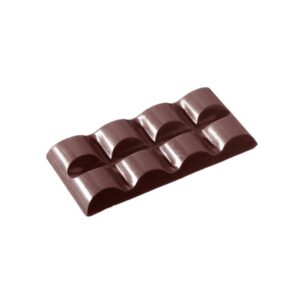 Chocolate mold tablet 2x4 rounded 38 gr - Image 1