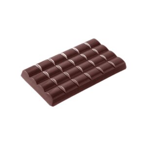 Chocolate mold tablet 6x4 wavy 103 gr - Image 1