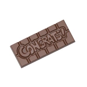 Chocolate mold tablet Congrats - Image 1