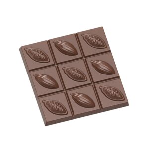 Chocolate mold tablet cocoa bean - Image 1