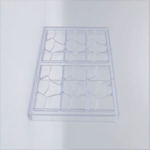 Chocolate mold tavolet 50 gr leaves and cocoa bean - Image 2